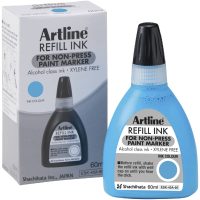REFILL 437A ARTLINE NON-PRESS PAINT MARKER LJUSBLÅ 60ML