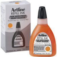 REFILL 437A ARTLINE NON-PRESS PAINT MARKER ORANGE 60ML