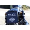 Registreringsskylthållare Center Svart Matt RICK'S MOTORCYCLES – miniatyr 4