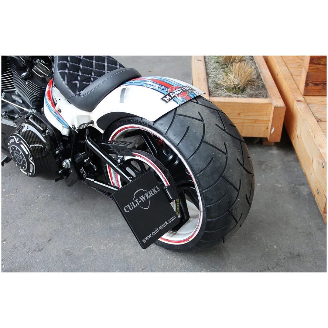 Registreringsskylthållare Nl Svart CULT WERK Nummerskylthållare – bild 3