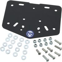 Registreringsskylthållare Svart Plast MOOSE OFFROAD HARD-PARTS
