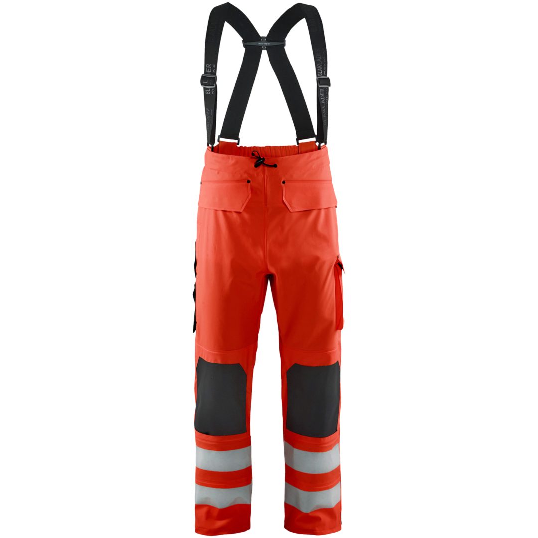 Regnbyxa 13022003 Hi-Vis Röd BLÅKLÄDER REGNBYXA 13022003 RÖD XS