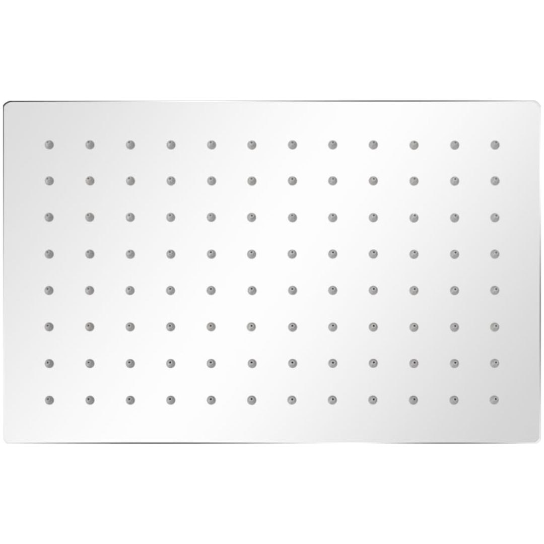 Regnduschhuvud 2 st rostfritt stål 20x30 cm vidaXL 30 x 20 cm – bild 2