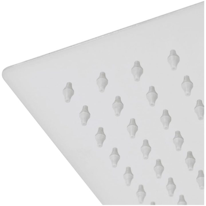 Regnduschhuvud 2 st rostfritt stål 20x30 cm vidaXL 30 x 20 cm – bild 5