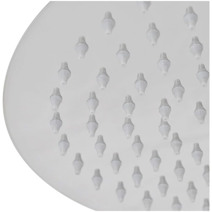 Regnduschhuvud 2 st rostfritt stål vidaXL ⌀20 cm – bild 3