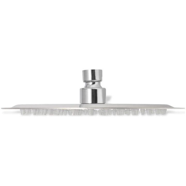 Regnduschhuvud 2 st rostfritt stål vidaXL ⌀20 cm – bild 4