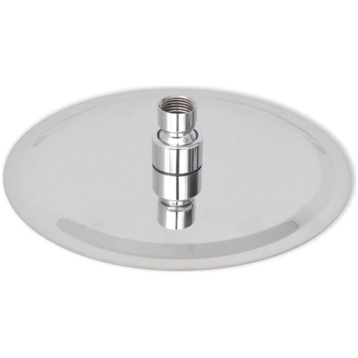 Regnduschhuvud 2 st rostfritt stål vidaXL ⌀20 cm – bild 5