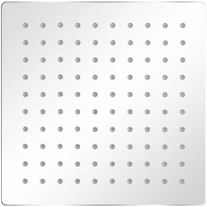 Regnduschhuvud 2 st rostfritt stål vidaXL 20 x 20 cm – bild 2