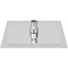 Regnduschhuvud 2 st rostfritt stål vidaXL 20 x 20 cm – miniatyr 4