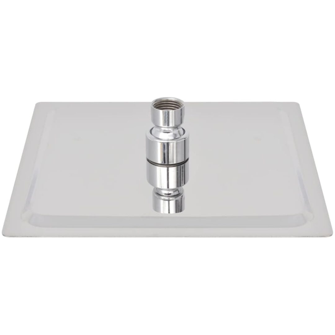 Regnduschhuvud 2 st rostfritt stål vidaXL 20 x 20 cm – bild 4
