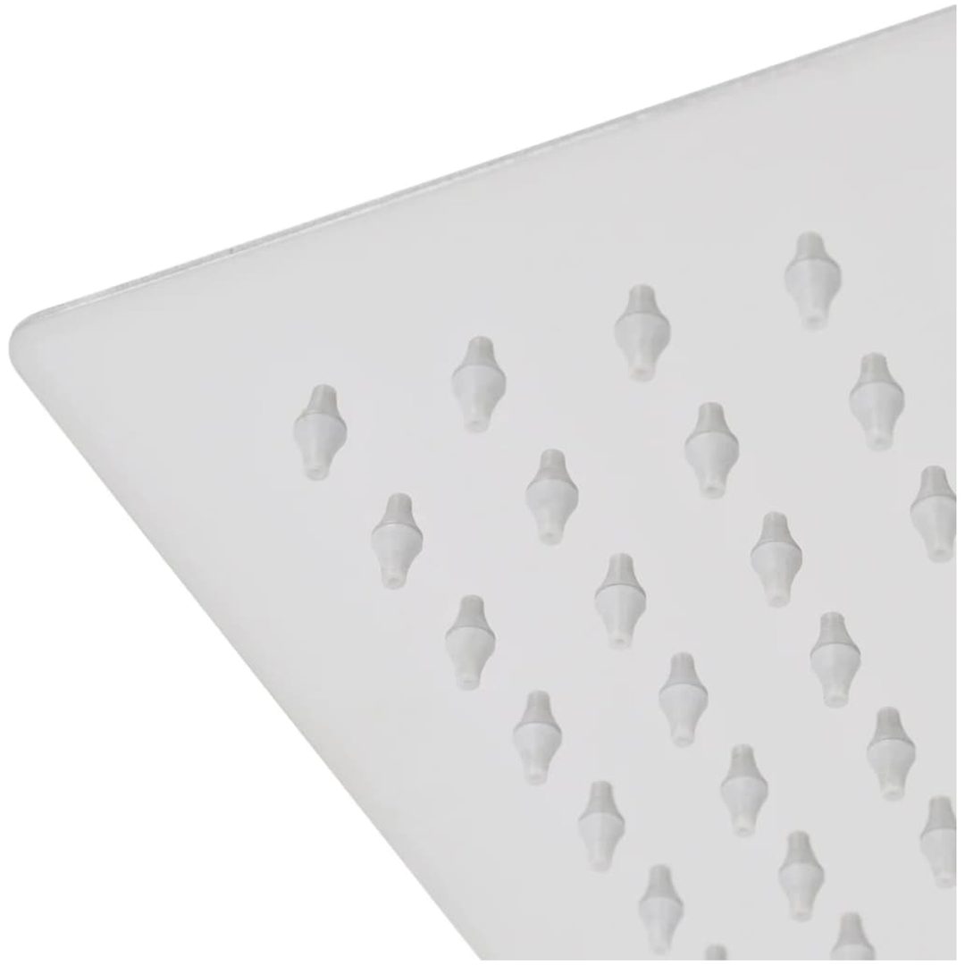 Regnduschhuvud 2 st rostfritt stål vidaXL 20 x 20 cm – bild 5