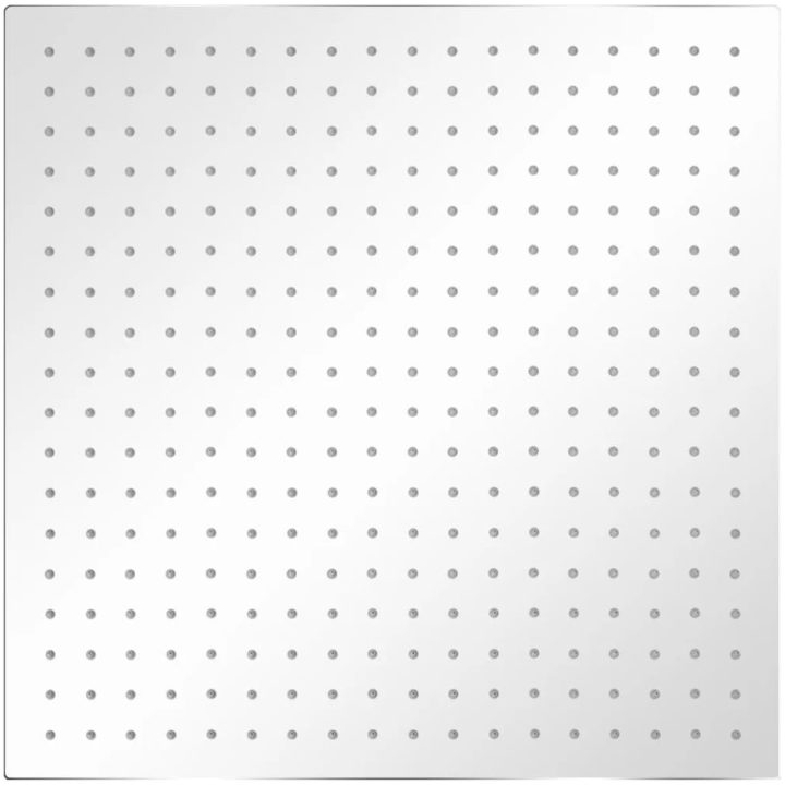 Regnduschhuvud rostfritt stål fyrkantigt vidaXL 50 x 50 cm – bild 2