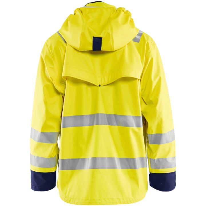 Regnjacka 43022003 Hi-Vis Gul / Marin BLÅKLÄDER REGNJACKA 43022003 GUL/MAR XS – bild 2