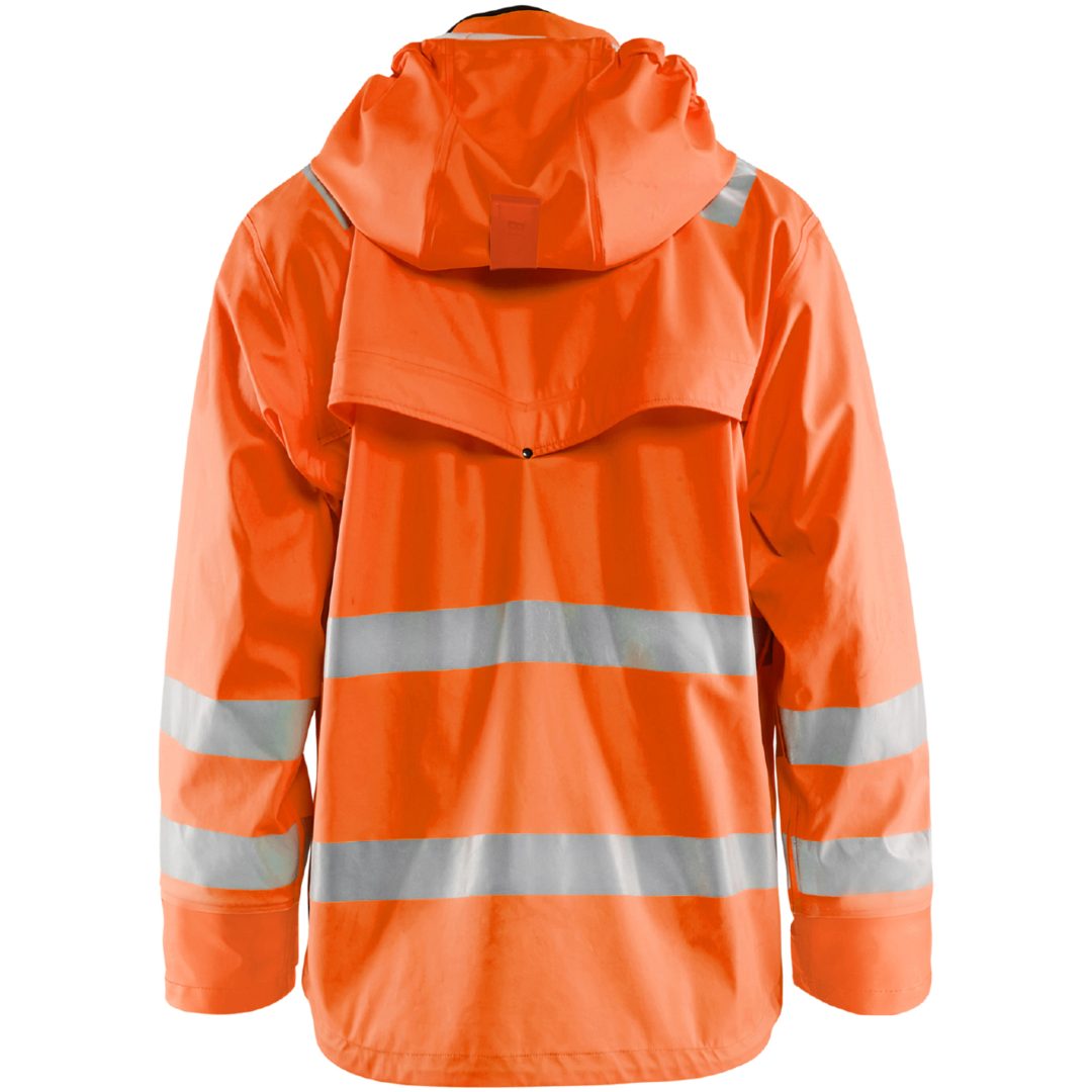 Regnjacka 43022003 Hi-Vis Orange BLÅKLÄDER REGNJACKA 43022003 ORANGE XS – bild 3