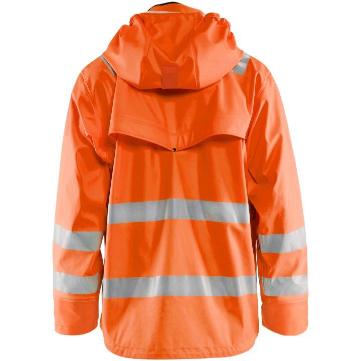 Regnjacka 43022003 Hi-Vis Orange BLÅKLÄDER REGNJACKA 43022003 ORANGE XS – bild 3