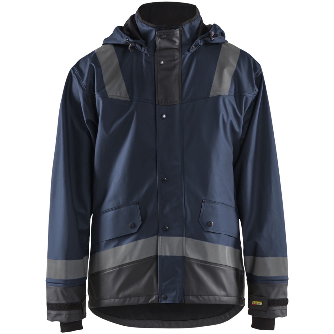 Regnjacka 43222003 Marin / Svart BLÅKLÄDER REGNJACKA 43222003 MARIN/S XS