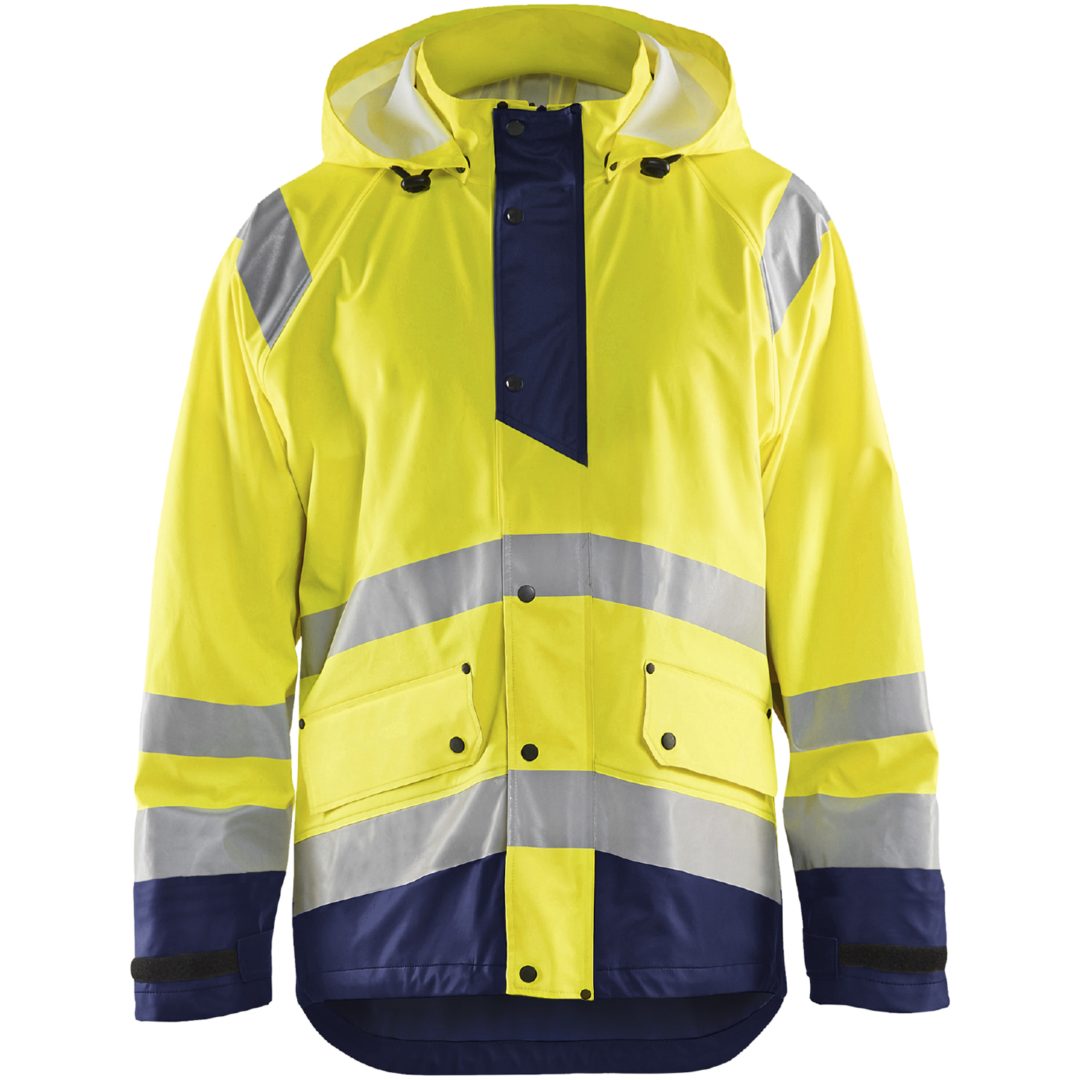 Regnjacka 43232000 Hivisgul / Marin BLÅKLÄDER REGNJACKA 43232000 GUL/MAR XS
