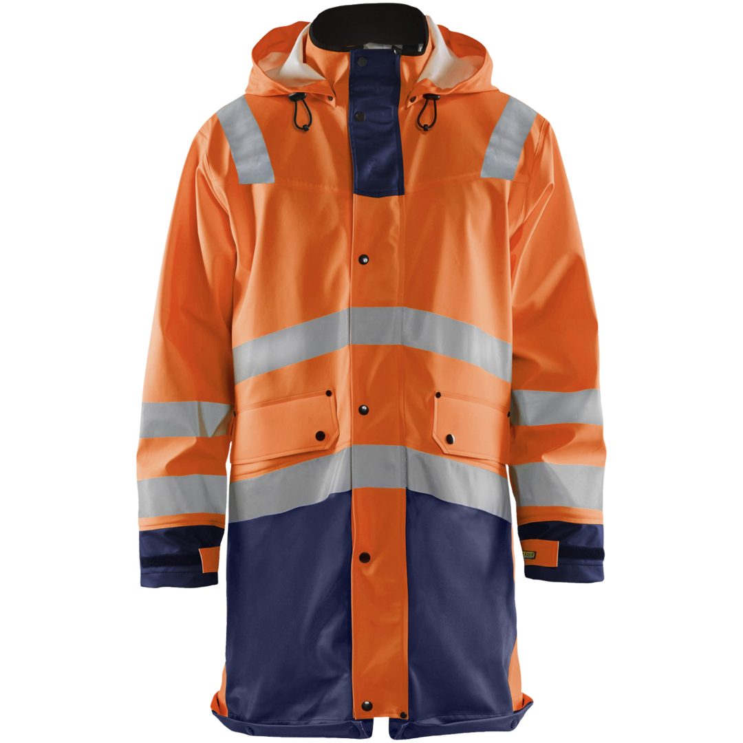 Regnjacka 43262005 Marin / Hivisorange BLÅKLÄDER REGNJACKA 43262005 ORAN/MA XL