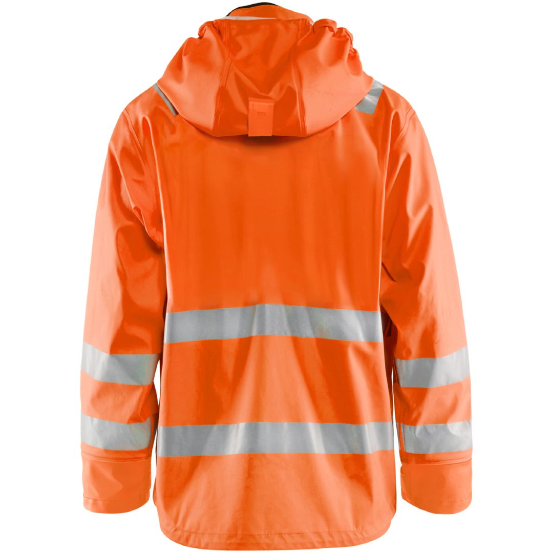Regnjacka 43272005 Hivisorange BLÅKLÄDER REGNJACKA 43272005 ORANGE XS – bild 2