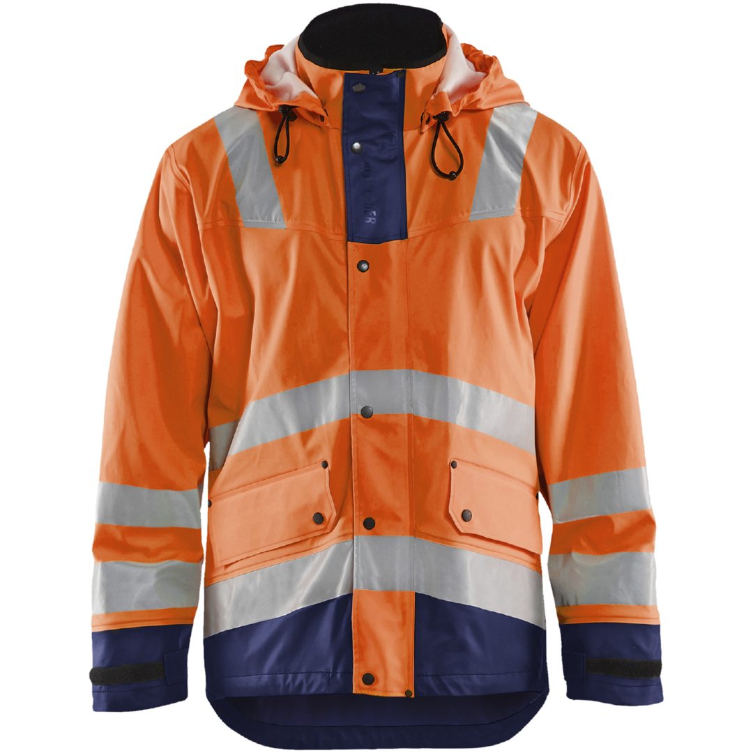 Regnjacka 43272005 Hivisorange / Marin BLÅKLÄDER REGNJACKA 43272005 ORA/MAR XS