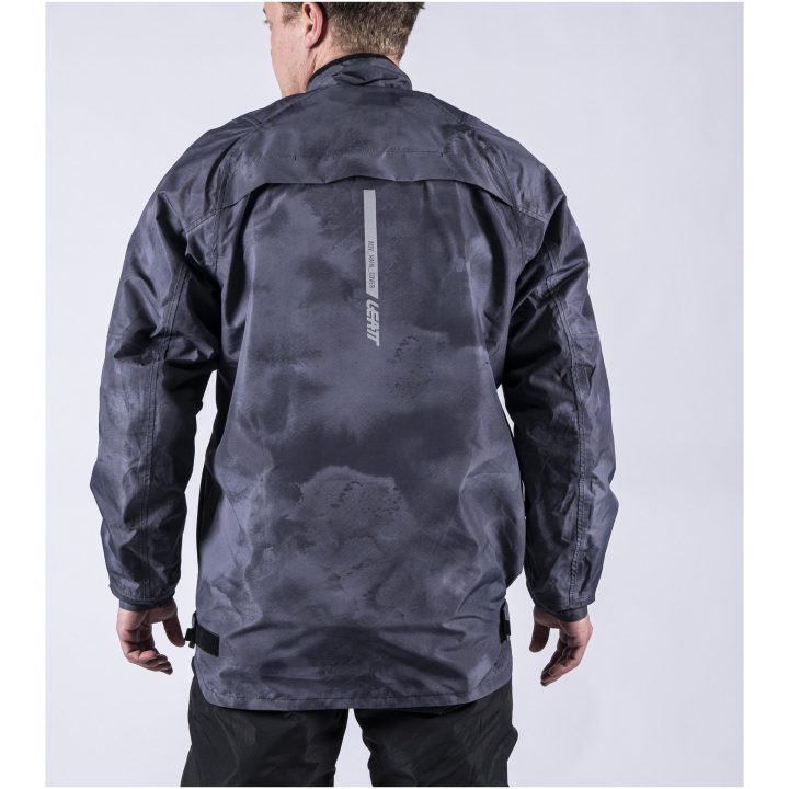 Regnjacka ADV Rain Cover Svart/Grå Leatt S (US38 / EU48) – bild 13