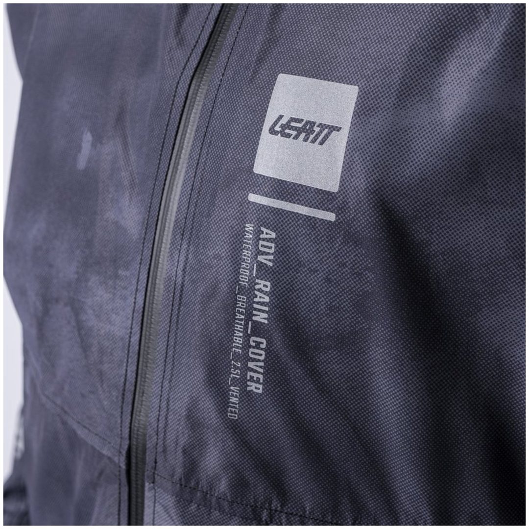 Regnjacka ADV Rain Cover Svart/Grå Leatt S (US38 / EU48) – bild 20