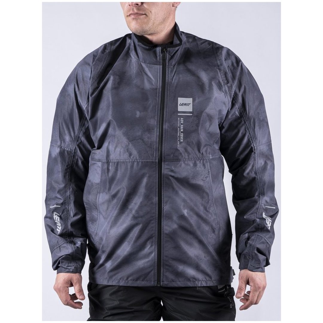 Regnjacka ADV Rain Cover Svart/Grå Leatt S (US38 / EU48) – bild 23