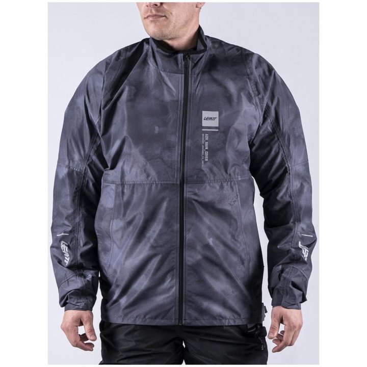 Regnjacka ADV Rain Cover Svart/Grå Leatt S (US38 / EU48) – bild 23