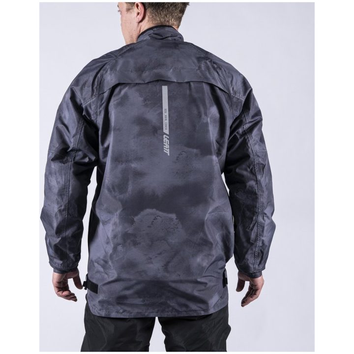 Regnjacka ADV Rain Cover Svart/Grå Leatt S (US38 / EU48) – bild 24