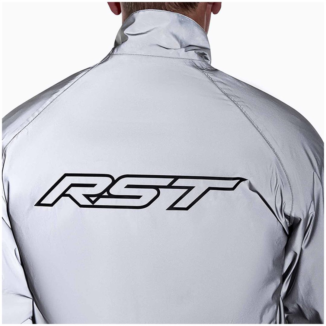 Regnjacka Night Rider Vattentät Reflekterande Silver RST L – bild 9