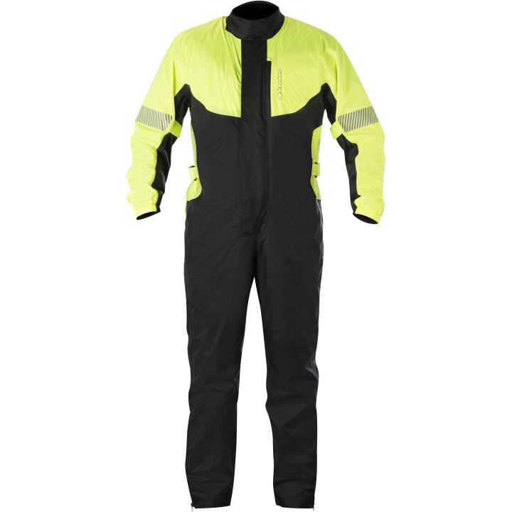 Regnoverall Hurricane Gul/Svart Alpinestars Small – bild 2