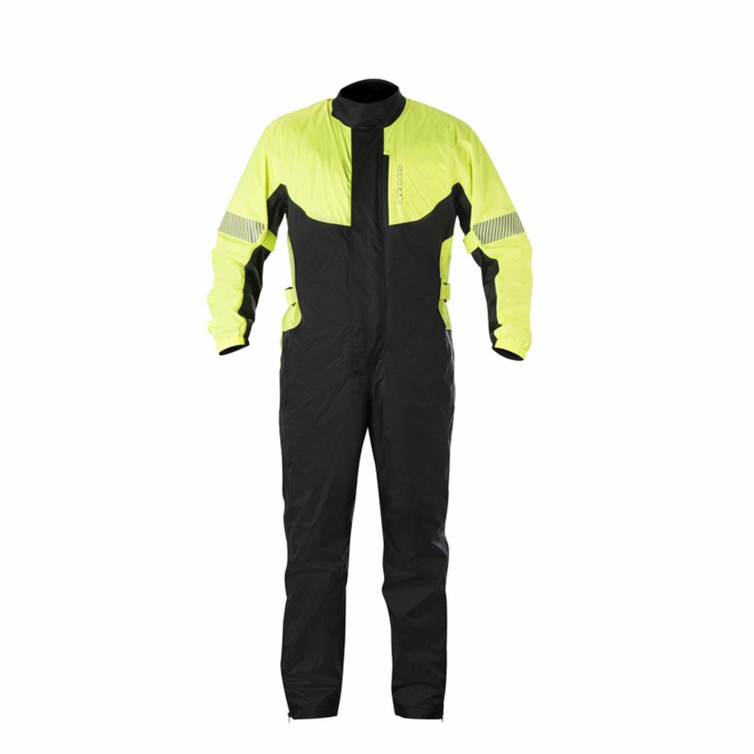 Regnoverall Hurricane Gul/Svart Alpinestars Small