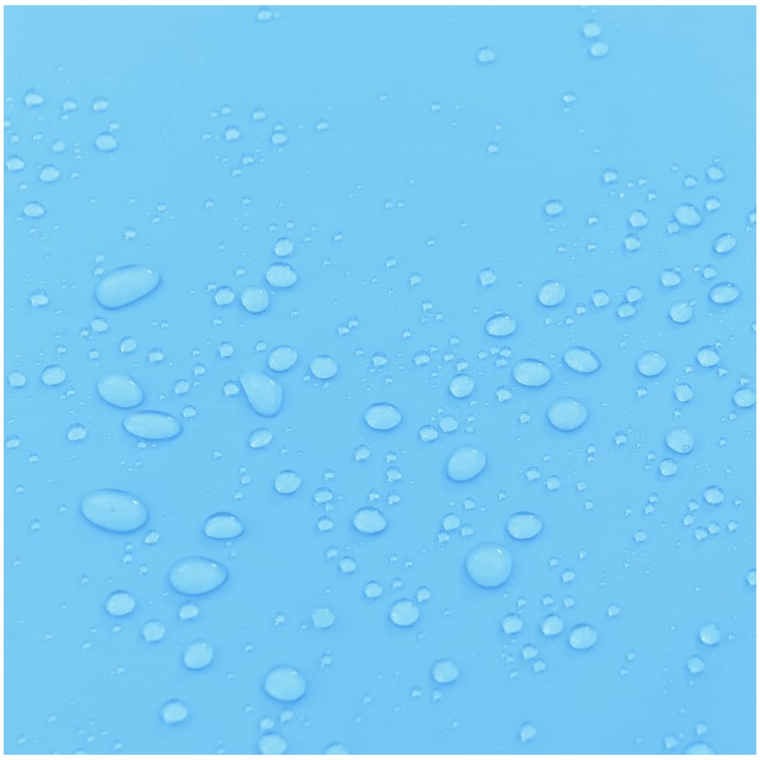 Regnponcho med huva 2-i-1 blå 223x145 cm vidaXL – bild 8