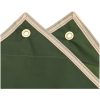 Regnponcho med huva 2-i-1 grön 223x145 cm vidaXL – miniatyr 6