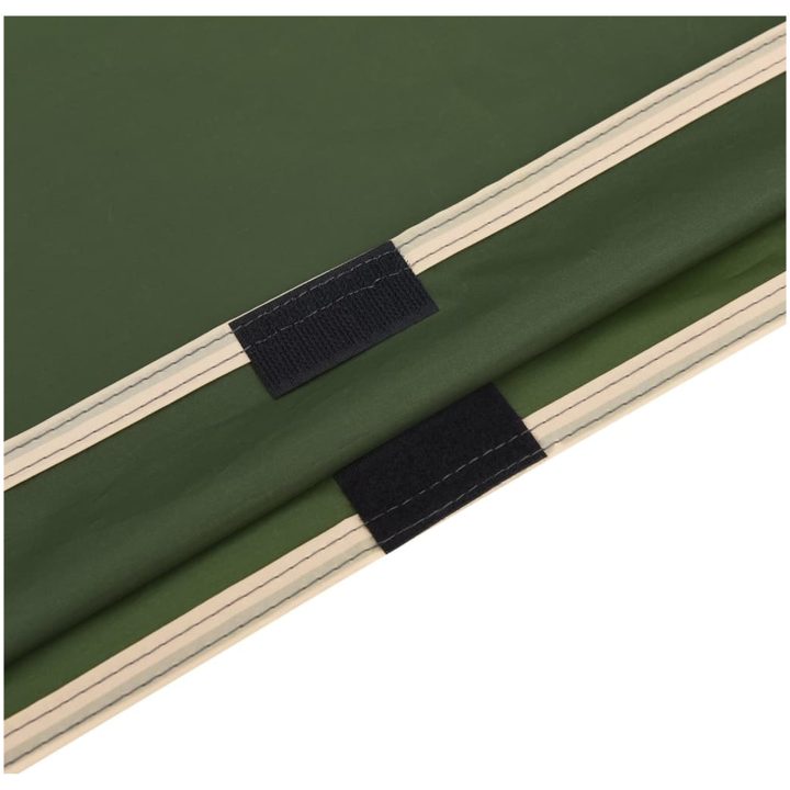 Regnponcho med huva 2-i-1 grön 223x145 cm vidaXL – bild 7