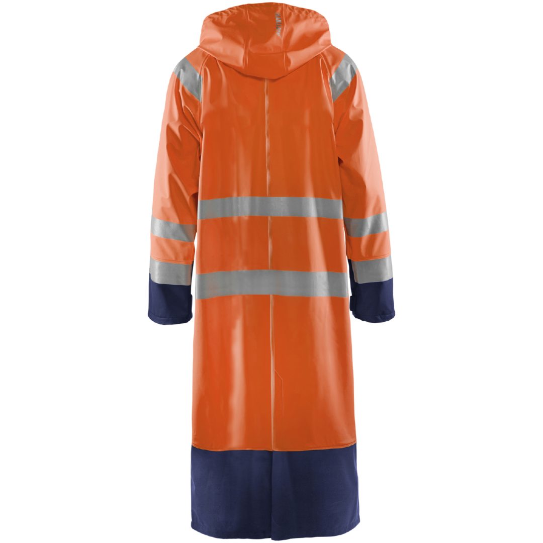 Regnrock 43252000 Marin / Hivisorange BLÅKLÄDER REGNROCK 43252000 ORAN/MAR S – bild 2