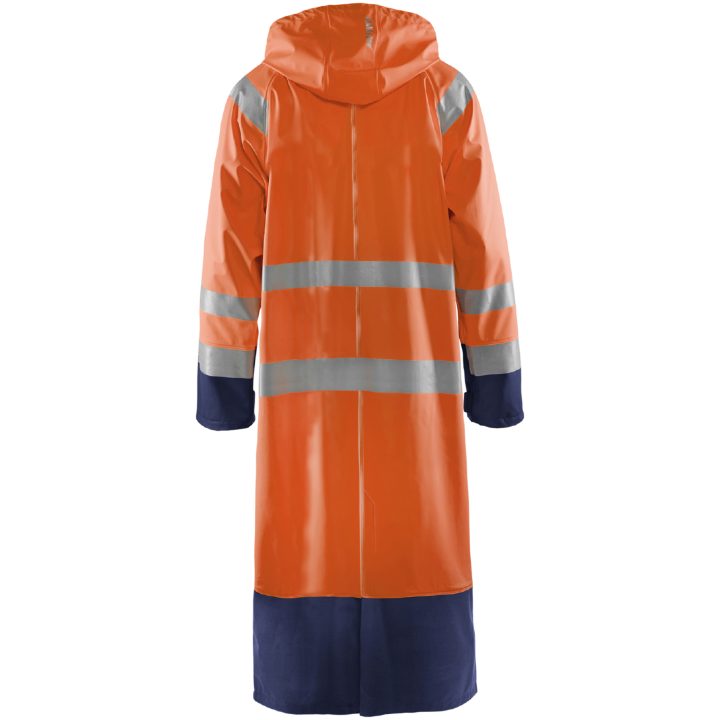 Regnrock 43252000 Marin / Hivisorange BLÅKLÄDER REGNROCK 43252000 ORAN/MAR S – bild 2