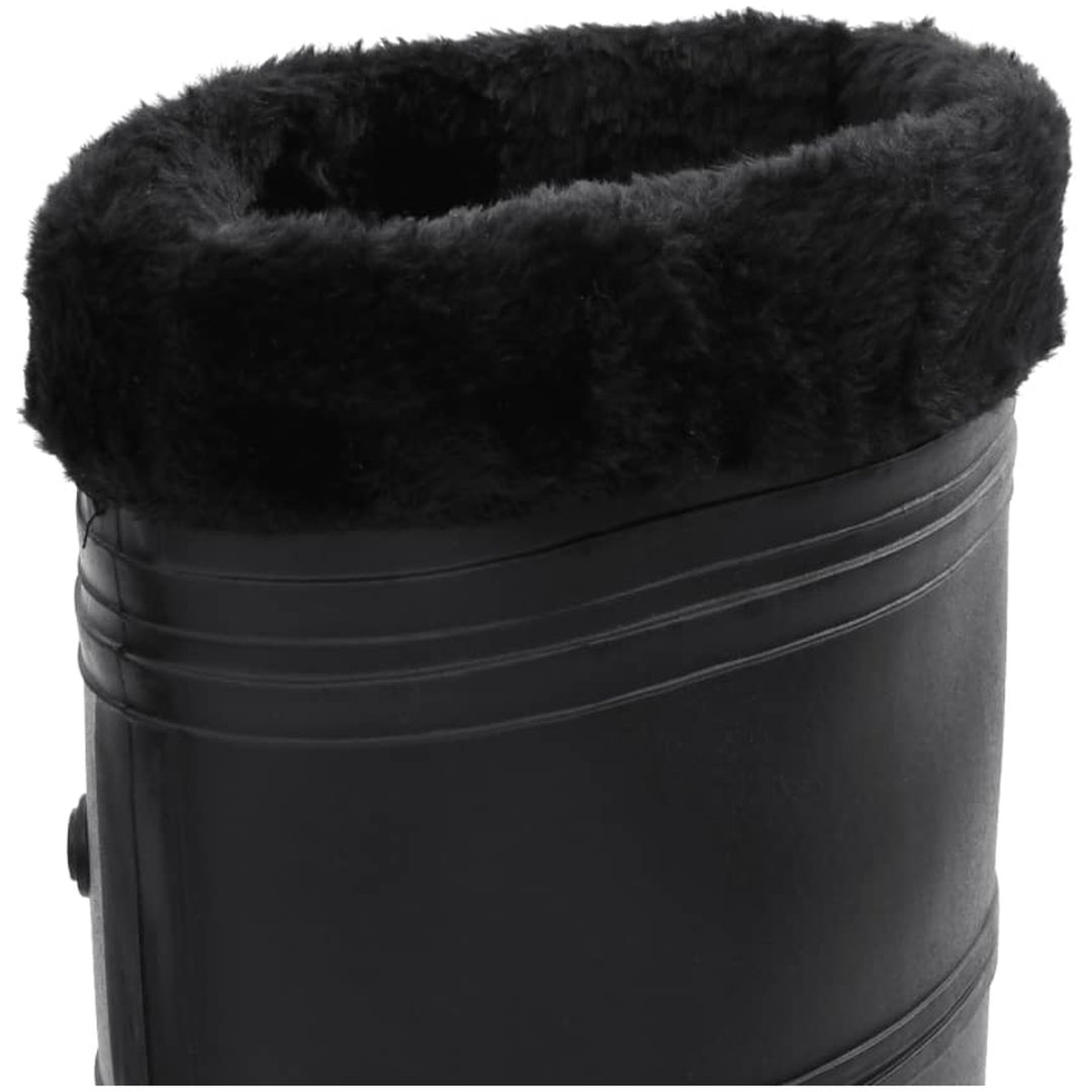 Regnstövlar med avtagbara strumpor svart strl PVC vidaXL 41 – bild 6