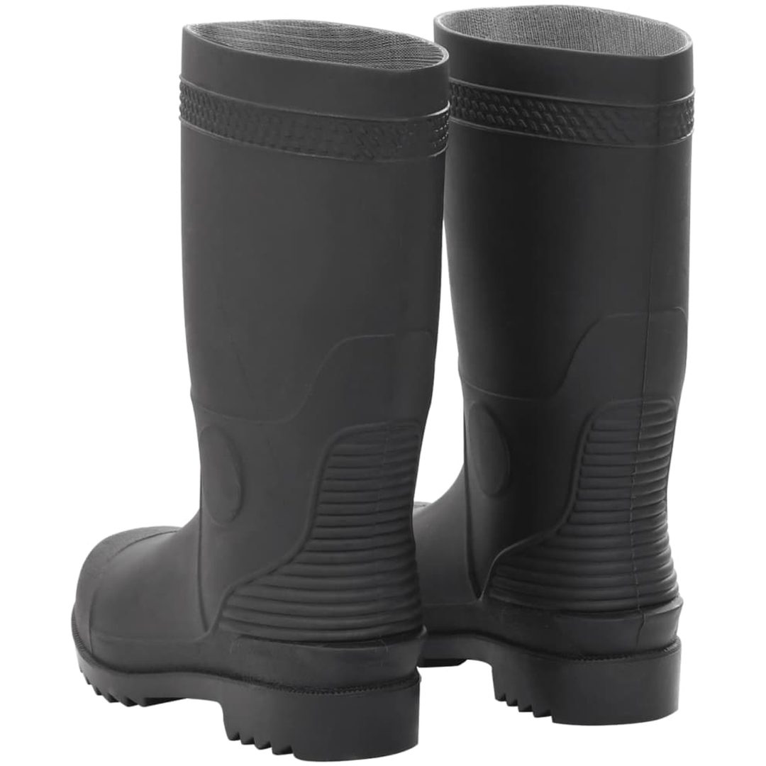 Regnstövlar svart strl PVC vidaXL 38 – bild 5