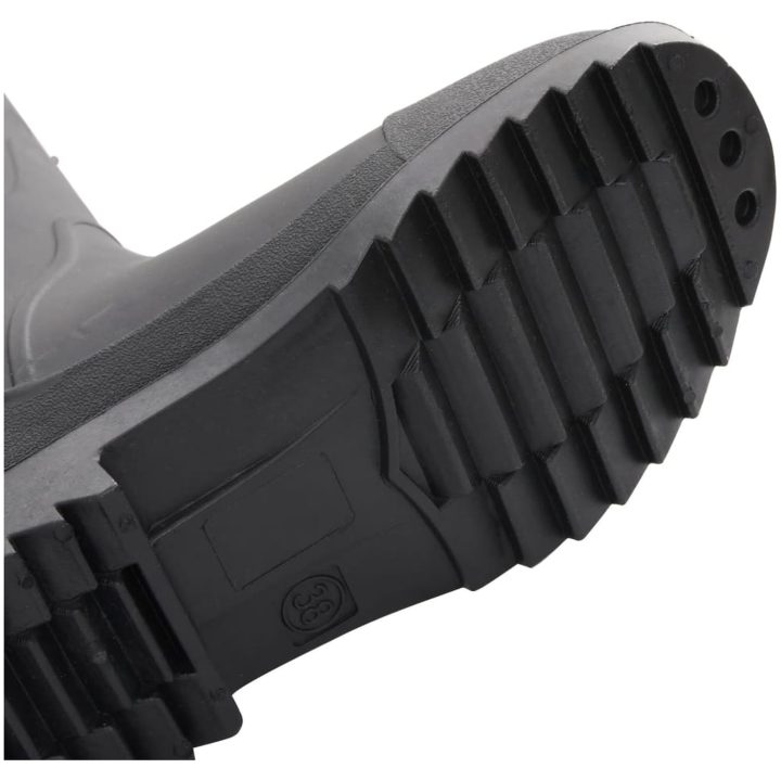 Regnstövlar svart strl PVC vidaXL 38 – bild 8