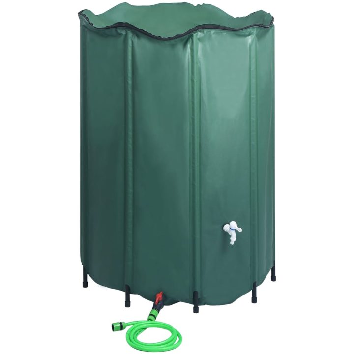 Regntunna hopfällbar med kran vidaXL 1250 l – bild 3