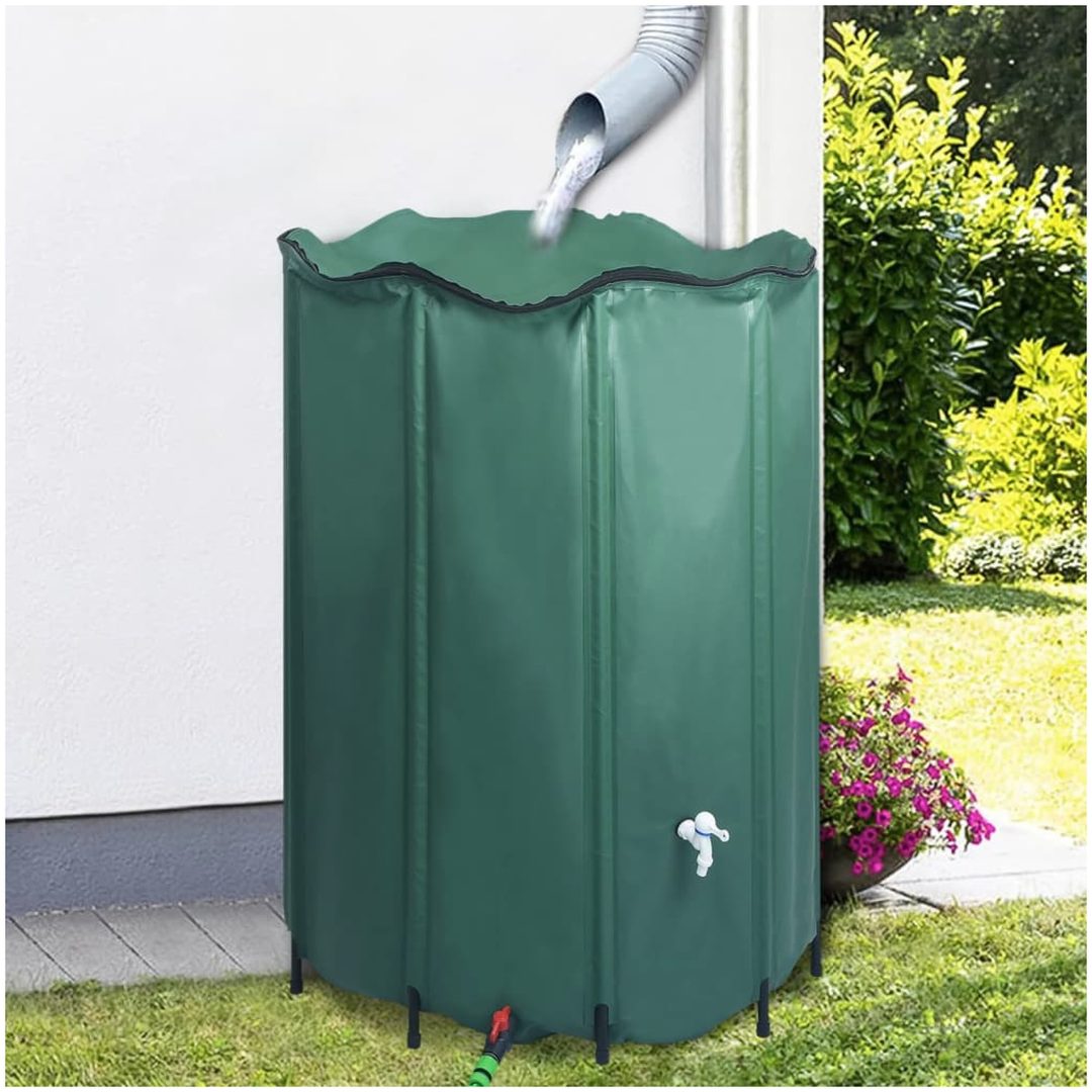Regntunna hopfällbar med kran vidaXL 1250 l