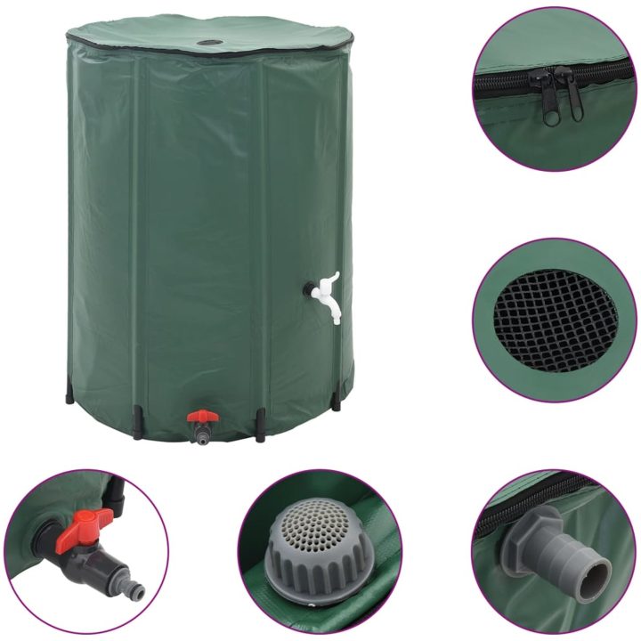 Regntunna hopfällbar vidaXL 750 l – bild 2