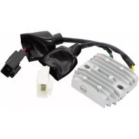 Regulator High-Performance Svart/Silver MOTOPLAT