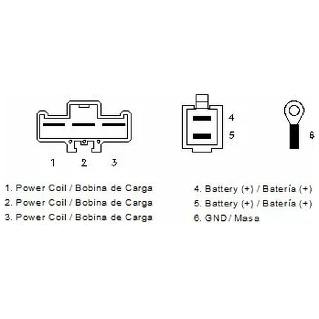 Regulator High-Performance Svart/Silver MOTOPLAT – bild 6