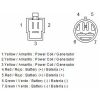 Regulator High-Performance Svart/Silver MOTOPLAT Regulator – miniatyr 3