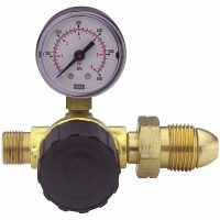 Regulator med justerbart tryck och manometer SIEVERT