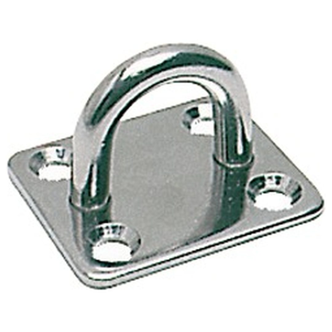 Rektangulär platta med ring 8 mm Osculati