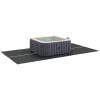Rektangulärt Poolöverdrag Svart Plast Poolöverdrag vidaXL 420 x 220 cm – miniatyr 3
