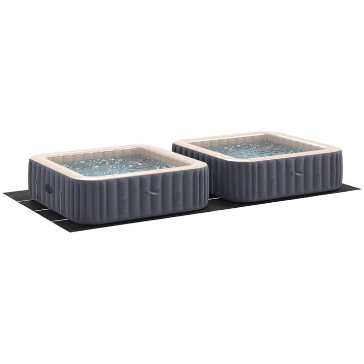 Rektangulärt Poolöverdrag Svart Plast vidaXL 820 x 420 cm – bild 3